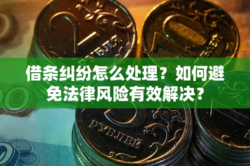 北京借条纠纷怎么处理？如何避免法律风险有效解决？