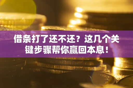 北京借条打了还不还？这几个关键步骤帮你赢回本息！