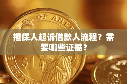 北京担保人起诉借款人流程?需要哪些证据? 北京担保人起诉借款人流程?需要哪些证据?