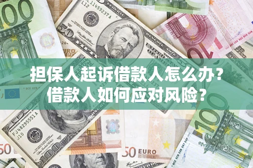 北京担保人起诉借款人怎么办？借款人如何应对风险？