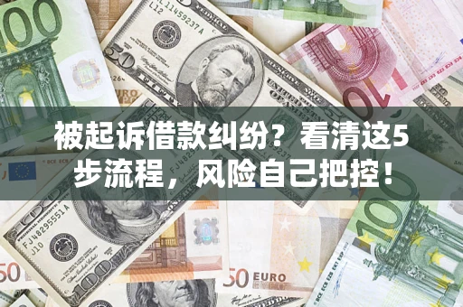 北京被起诉借款纠纷？看清这5步流程，风险自己把控！